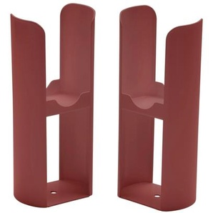 Standfüße Bodenmontage, für Design Heizkörper – Rot (Booth Red) – Revive Hudson Reed