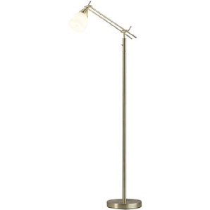 Standleuchte Marie in messing, 150 cm