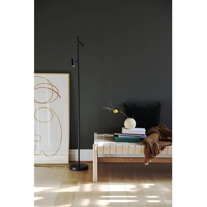 Standleuchte Ø 3cm Schwarz/Schwarz Stahl, lackiert Polyester PVC Nicht austauschbare LEDs LED-Platine