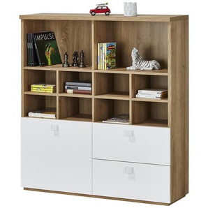 Standregal  Bente ¦ weiß ¦ Maße (cm): B: 120 H: 130 T: 35.0