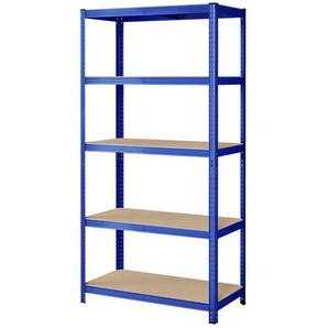 Standregal  Cozory ¦ blau ¦ Maße (cm): B: 100 H: 200