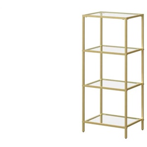 Standregal  Baris ¦ gold ¦ Maße (cm): B: 40 H: 95