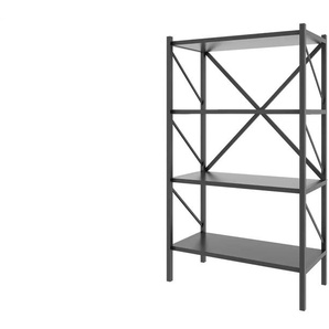 Standregal - grau - Materialmix - 66 cm - 121 cm | Möbel Kraft