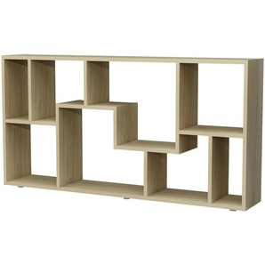 Standregal - holzfarben - Materialmix - 116 cm - 58 cm | Möbel Kraft