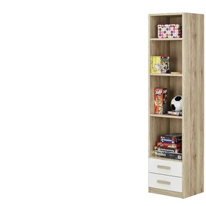 Standregal - holzfarben - Materialmix - 47 cm - 197 cm - cm 38,0 | Möbel Kraft