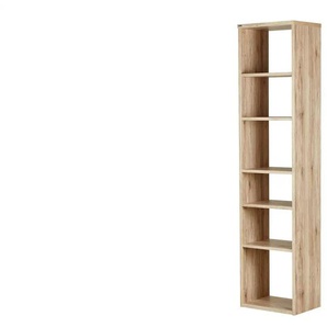 Standregal - holzfarben - Materialmix - 50,5 cm - 211 cm - cm 35,5 | Möbel Kraft