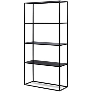 Standregal - holzfarben - Materialmix - 75 cm - 154 cm | Möbel Kraft