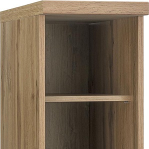 Standregal KOCHSTATION KS-Bruneck, braun (wotaneiche), B:30cm H:166cm T:60cm, Spanplatte, Regale, Breite 30 cm