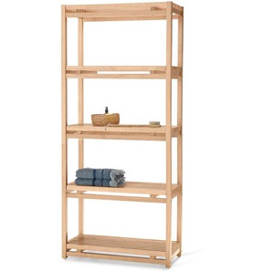 Standregal - naturfarben - Massivholz -