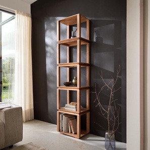 Standregal Sakura 50x200 cm Akazie Natur 5 Fächer, Regale