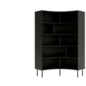 Standregal - schwarz - Materialmix - 100 cm - 181 cm | Möbel Kraft