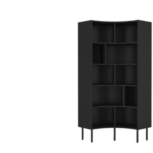 Standregal - schwarz - Materialmix - 80 cm - 181 cm | Möbel Kraft