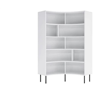 Standregal - weiß - Materialmix - 100 cm - 181 cm | Möbel Kraft