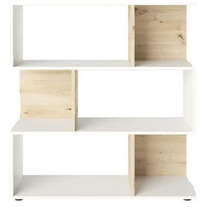 Standregal - weiß - Materialmix - 103 cm - 110 cm | Möbel Kraft