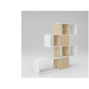 Standregal - weiß - Materialmix - 132 cm - 132 cm - cm 31,0 | Möbel Kraft