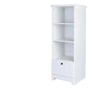 Standregal - weiß - Materialmix - 48 cm - 126 cm | Möbel Kraft