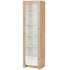 Standregal - weiß - Materialmix - 54 cm - 195,5 cm - cm 38,8 | Möbel Kraft