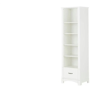 Standregal - weiß - Materialmix - 57 cm - 190 cm - cm 43,0 | Möbel Kraft