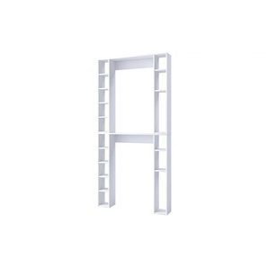 Standregal - weiß - Materialmix - 98 cm - 199,5 cm | Möbel Kraft