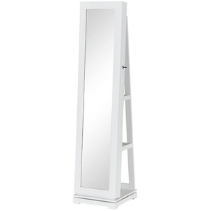 Standspiegelbox drehbar  Venedig ¦ weiß ¦ Holzwerkstoff, Glas  ¦ Maße (cm): B: 40 H: 169 T: 40