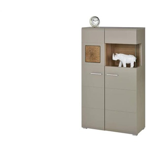 Standvitrine Fun Plus | braun | 80 cm | 139 cm | cm 37,0 |