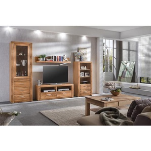 Standvitrine Lombok 68 x 200 x 40cm Braun