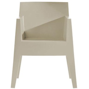Stapelbarer Sessel Toy plastikmaterial grau - Driade - Grau