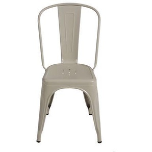 Stapelbarer Stuhl A Indoor metall grau / Stahl - matt - Tolix - Grau