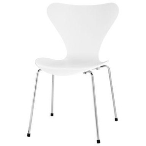 Stapelbarer Stuhl Série 7 holz weiß Esche - Fritz Hansen - Weiß