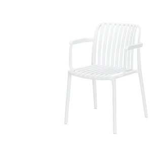 Stapelsessel Arco - weiß - Materialmix - 57 cm - 80 cm - cm 59,0 | Möbel Kraft