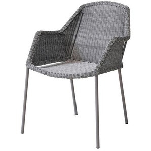 Stapelstuhl Breeze Cane-line grau, Designer Christina Strand, Niels Hvass, 83x60x62 cm