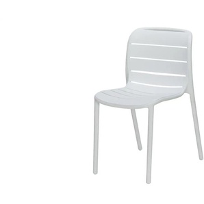 Stapelstuhl Cervo - weiß - Materialmix - 43 cm - 80,5 cm - cm 56,5 | Möbel Kraft