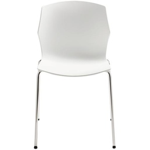 Stapelstuhl myPRIMO I 55 x 80 x 53cm Weiß/Weiß
