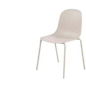 Stapelstuhl stapelbar - grau - Materialmix - 51 cm - 85 cm | Möbel Kraft