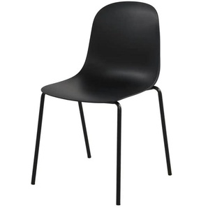 Stapelstuhl stapelbar Hardin ¦ schwarz ¦ Maße (cm): B: 51 H: 85
