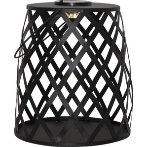 Star Trading - Star LED-Solar-Laterne Calabria, Metall, ca.26x28 cm, Schwarz