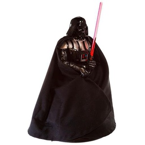 Star Wars Christbaumspitze Darth Vader, Mehrfarbig, Rot, Schwarz, Kunststoff, Textil, 32 cm, Dekoration, Weihnachtsdekoration, Weihnachtsbaumschmuck,