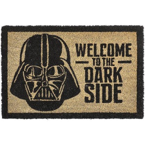 Star Wars FUßMATTE Darth Vader, Braun, Schwarz, Textil, rechteckig, 40x0.15x60 cm, schmutzabweisend, für alle Fußböden geeignet, Teppiche & Böden, Fuß