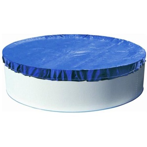 Starmatrix - Abdeckplane Rund 350/360 cm Blau mit Übermaß Sommer & Winter Pool Schwimmbad