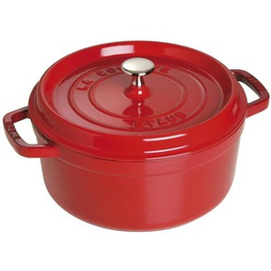Staub Schmortopf Staub LA Cocotte, Rot, Metall, 3,8 L, backofengeeignet,backofengeeignet, Kochen, Töpfe, Schmortöpfe