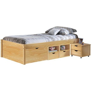 Stauraumbett Claas 96 x 48 x 209cm Beige