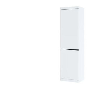 Stauraumelement - weiß - Materialmix - 54 cm - 196,6 cm - cm 39,6 | Möbel Kraft