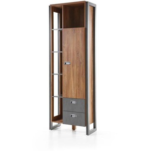 Stauraumschrank - braun - Materialmix - 70 cm - 33 cm | Möbel Kraft