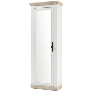 Stauraumschrank  Roble ¦ weiß ¦ Maße (cm): B: 73 H: 201