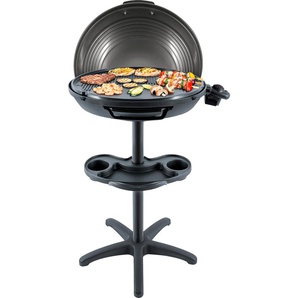 Elektro-Standgrill STEBA VG 325 Kontaktgrill_Standgrill_Tischgrill_Teppanyakigrill schwarz (schwarz, grau) Stand-Elektrogrills
