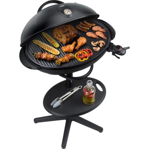 Elektro-Standgrill STEBA VG 350 BIG Kontaktgrill_Standgrill_Tischgrill_Teppanyakigrill schwarz Stand-Elektrogrills