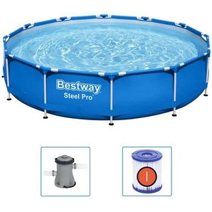 Steel Pro Frame Swimmingpool 366x76 cm - Bestway