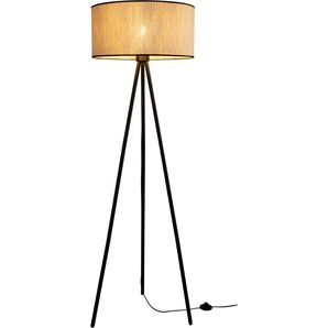 Stehlampe ANDAS Virrat, im skandinavischen Stil Lampen Gr. 1 flammig, Ø 50,00 cm Höhe: 155,00 cm, beige Standleuchten
