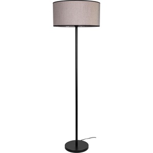 Stehlampe ANDAS Virrat, im skandinavischen Stil Lampen Gr. Ø 50,00 cm Höhe: 160,00 cm, beige Standleuchten Stehlleuchte mit Leinenschirm, im zeitlosen Design, Made in Europe