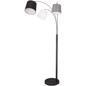 Stehlampe BY RYDENS Foggy Lampen Gr. 3 flammig, Ø 32,00 cm, braun (sand schwarz) Bogenlampe Bogenlampen